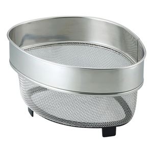 〔60個セット〕 三角コーナー 生ゴミ入れ 約幅15.6cm 大 脚付き ステンレス 高い耐久性 頑丈 水切れ抜群 SUIグート アミ キッチン 台所 送料無料の通販は