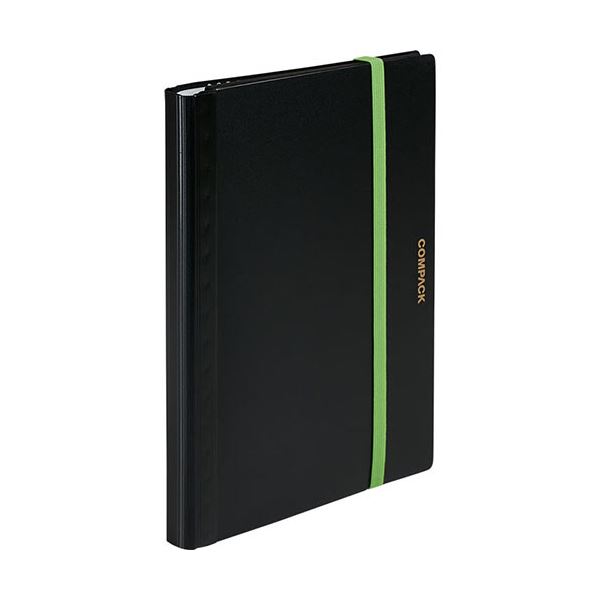 まとめ) キングジム 二つ折りクリアーファイルコンパック 10ポケット