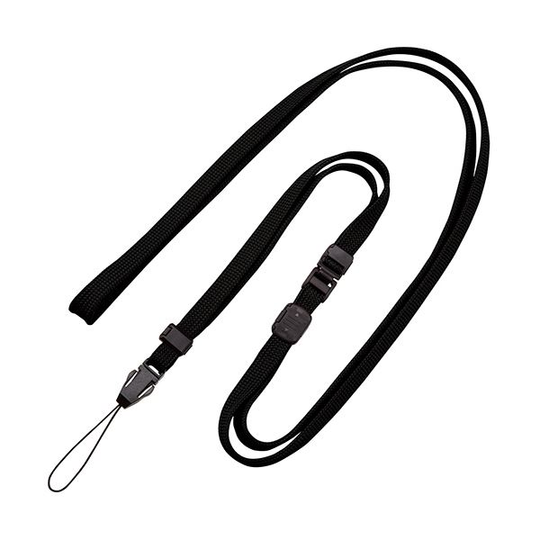 （まとめ）オープン工業 ロングストラップ幅10mm×160cm 黒 NX-207P-BK 1本【×20セット】 送料無料の通販は 10,797円