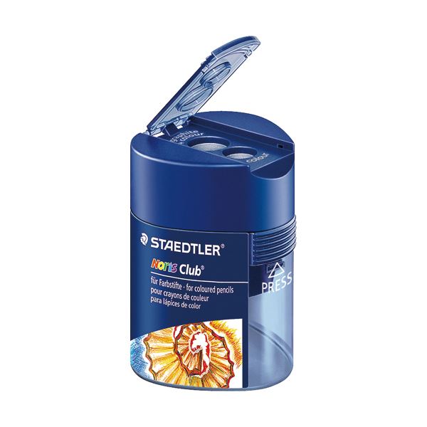 （まとめ）ステッドラー ノリスクラブ蓋付シャープナー（三角型2穴）512 128 1個【×10セット】 送料無料の通販は