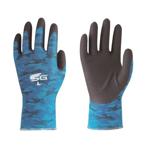 (まとめ) 東和コーポレーション ニトリルゴム背抜き手袋 L ミリタリーブルー SG-A002-L 1双 【×30セット】 青 送料無料の通販は 20,166円