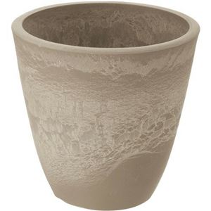 【10個セット】 丸型 (円形 ラウンド) 植木鉢/プランター 【20型 ベージュ】 約直径20.1cm 軽量 リッチェル ボタニー プレーンポット 送料無料の通販は 9,557円