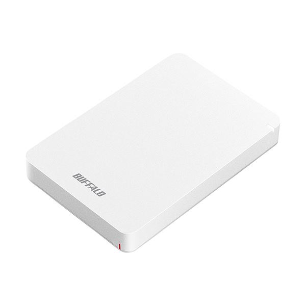 バッファロー MiniStation USB3.1（Gen1）対応 耐衝撃ポータブルHDD 2TB ホワイト HD-PGF2.0U3-BWHA 1台 白 送料無料の通販は 26,708円