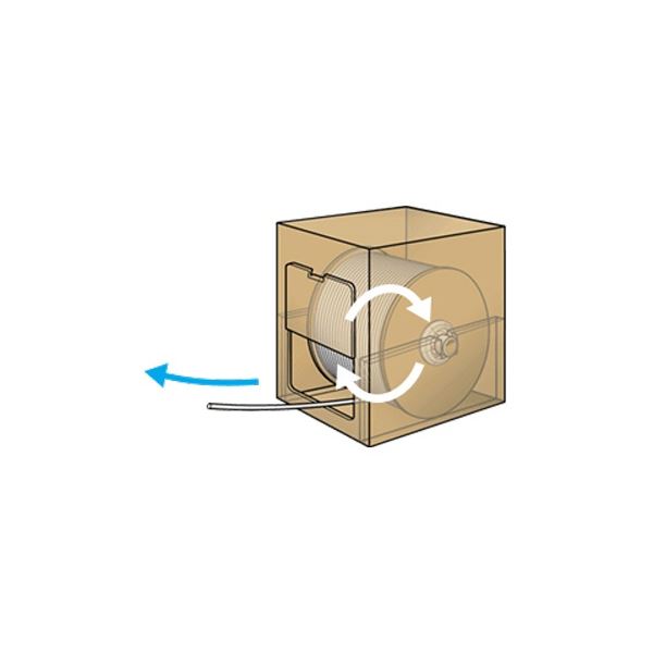 マックス レタツイン用ドラム式グリップチューブ 対応電線 外径1.9〜2.1mm×100m巻 LM-TU29G 1箱 送料無料