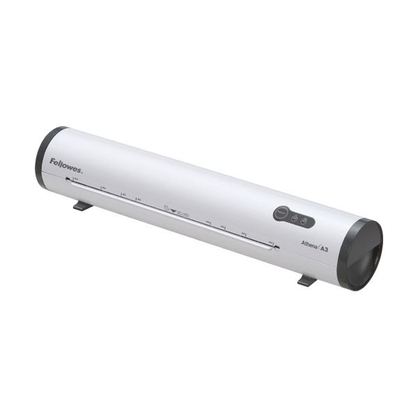 (まとめ）フェローズ ラミネーター AthenaA3サイズ 2本ローラー 5744201 1台【×3セット】 スペースセーバー コンパクト円筒デザインで省スペース収納可能 AthenaA3サイズラミネーター2本ローラー、まとめて3台セット 送料無料
