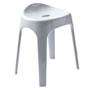 バスチェア (イス 椅子) 風呂椅子 (イス チェア) 座面高約40cm 約幅38cm 4本足タイプ ブルー 通気性抜群 抗菌 清潔 効果 Emeal エミール 浴室 風呂 バスルーム 青 送料無料の通販は