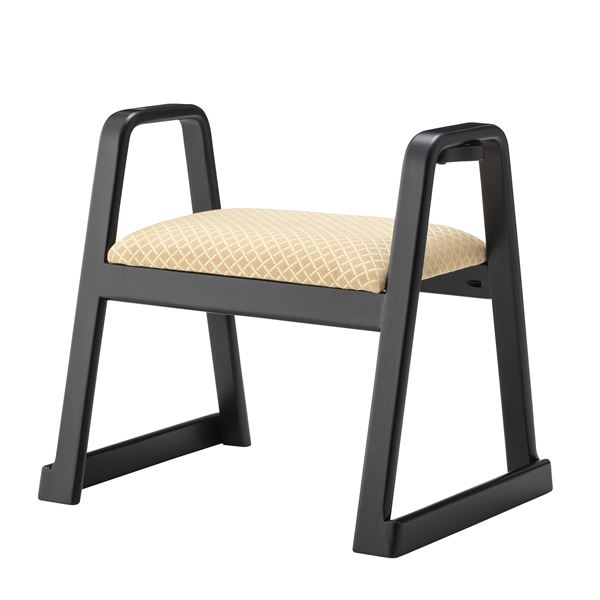 スツール イス バーチェア 椅子 カウンターチェア オットマン 足置き 幅56cm オレンジ 2脚セット 取っ手付き 木製 移動簡単 リビング 座敷 和室 来客 店舗 送料無料の通販は 20,272円