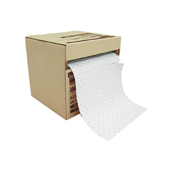 TRUSCO 油吸収シート 油専用400mm×30m×3mm TASD-403 1箱 刃物不要 500mmごとにミシン目入り 驚異の吸油力 TRUSCO 油吸収シート 油専用400mm×30m×3mm TASD-403 1箱 送料無料の通販は