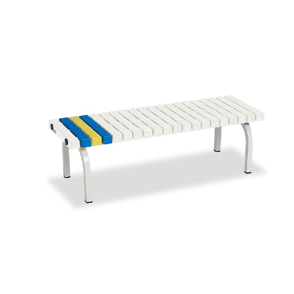 ホームベンチ 1200 白 ホワイト W1206×D400×H365mm テラモト 組立式 白 送料無料の通販は