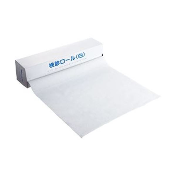 （まとめ）カネモ商事 検診ロール370mm×36m ミシン目あり 白 KR-001 1セット（600シート：120シート×5本）【×3セット】 送料無料の通販は