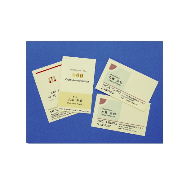 (まとめ) ヒサゴ ビジネス名刺 A4 10面 クリーム BX07 1冊(100シート) 【×5セット】 送料無料の通販は