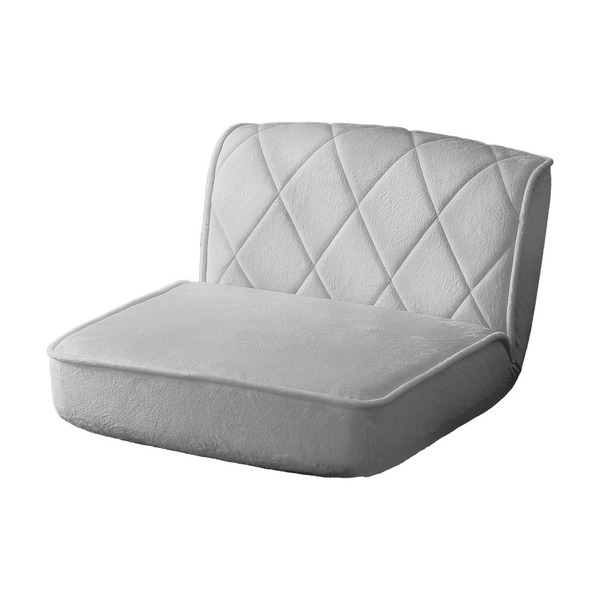 ローソファ 低い フロアタイプ ロータイプ フロアソファ ー 約60cm 1人掛け グレー リクライニング 金属 スチール パイプ 日本製 国産 大人かわいい ダイヤモンドソファ 完成品 リビング 送料無料の通販は