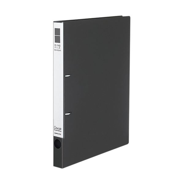(まとめ)コクヨ リングファイル(スリムスタイル)A4タテ 2穴 180枚収容 背幅27mm ダークグレー フ-URF420DM 1冊 【×20セット】 送料無料の通販は