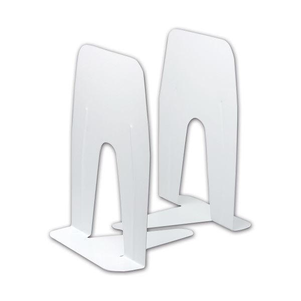 （まとめ） ソニック ブックエンド 超特大A4ぴったりサイズ 白 DA-5813-W 1組（2枚） 【×5セット】 送料無料の通販は 11,205円