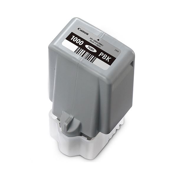 (まとめ）キヤノン インクタンクPFI-1000PBK フォトブラック 80ml 0546C004 1個【×3セット】 黒 送料無料の通販は