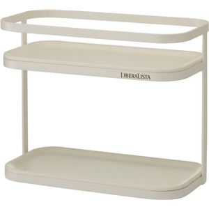 〔12個セット〕 調味料ラック スパイスラック 幅23.5cm レギュラー ホワイト 底面すべり止め付き リベラリスタ キッチン 台所 白