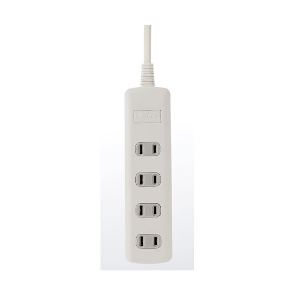 （まとめ） 雷ガードタップ4個口T-K1A-2450WH 5m【×5セット】