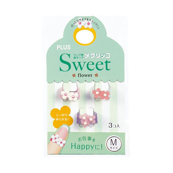 （まとめ） プラス メクリッコ Sweetフラワー2 M ホワイト・ローズ・ピンク KM-302SB-3 フラワ-2 M 1袋（3個：各色1個） 【×30セット】 白 送料無料の通販は 11,342円