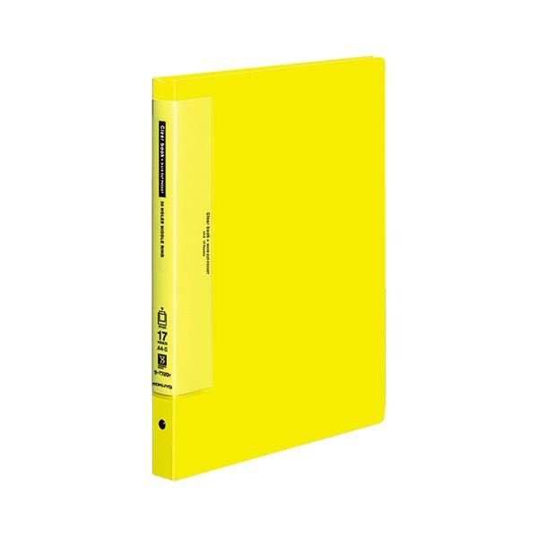 コクヨ クリヤーブック(ウェーブカットポケット・替紙式) A4タテ 30穴 17ポケット付属 背幅27mm 黄 ラ-T720Y 1セット(10冊) 送料無料の通販は 25,020円