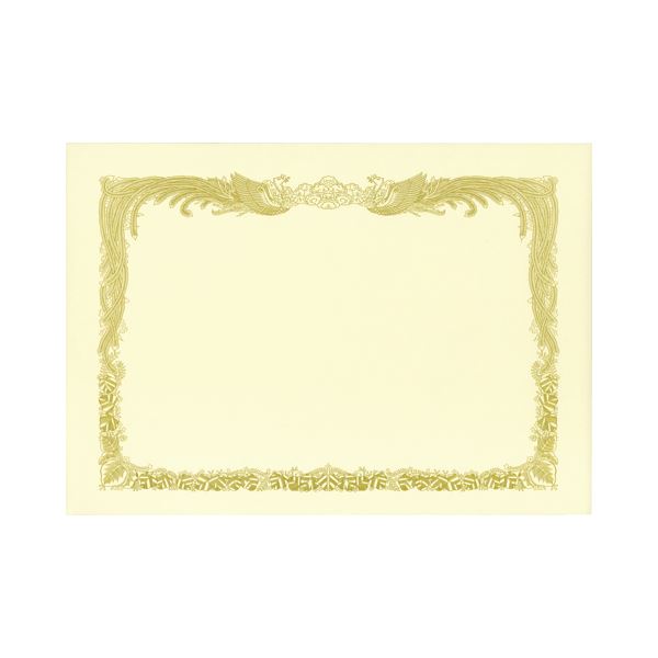 (まとめ) TANOSEE 賞状用紙 クリーム A4 タテ書用 業務用パック 1ケース（100枚） 【×5セット】 送料無料の通販は 25,884円