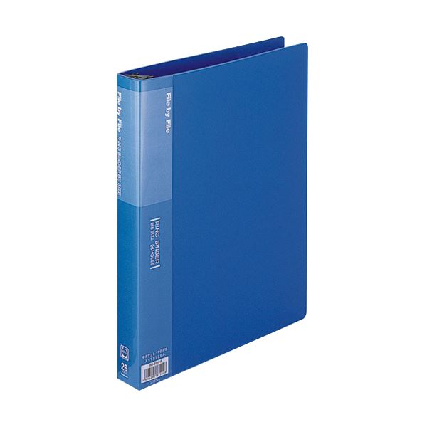 (まとめ) ビュートン リングバインダー B5タテ 26穴 45枚収容 背幅32mm ブルー RB-B5W-B 1冊 【×30セット】 青 送料無料の通販は
