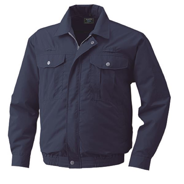 KU9054F 空調服 R ポリエステル製 フルハーネス対応 ダークブルー LL 青