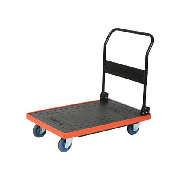 TRUSCO MKP樹脂製台車 折りたたみ式 906×616mm エアキャスター付 移動可能 車輪付き MKP-301AC 1台 完成品 送料無料の通販は 77,221円