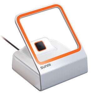 ウェルコムデザイン テーブル 机 トップQRコードリーダ SUNMI-BLINK QRコードを瞬時に読み取るテーブルトップデバイス、サンミブリンク 送料無料