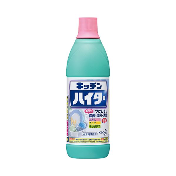(まとめ) 花王 キッチン 台所 ハイター 小 600ml 1本 【×30セット】 台所の奇跡 驚異の漂白力 キッチンワンダー600ml 汚れも黄ばみも一撃で消し去る 30本セットでお得 送料無料 8,047円