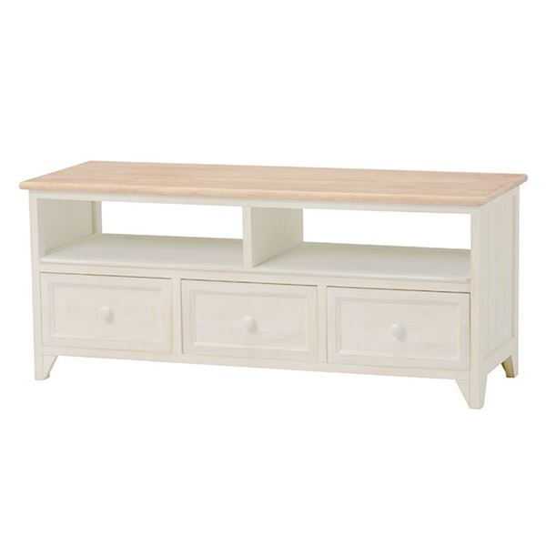 テレビ台 テレビボード TVボード 約幅94cm 大 アンティーク レトロ ヴィンテージ ホワイト 木製 桐 脚付き 引き出し付き リビング 完成品 リビング ダイニング 白 送料無料の通販は