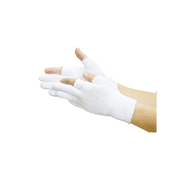 (まとめ) TRUSCO 2本指出し すべり止め付手袋 TG-F2 1双 【×30セット】 作業も検査もスムーズ 快適な手袋で安心作業 TRUSCO 2本指出し すべり止め付き手袋 TG-F2 1双【30セット】 送料無料の通販は