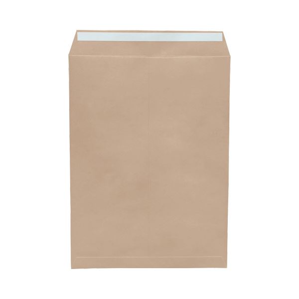 （まとめ）キングコーポレーション 未晒クラフト封筒 角0 テープ付 120g センター貼 K0MK120E50 1パック（50枚） 【×3セット】 送料無料の通販は