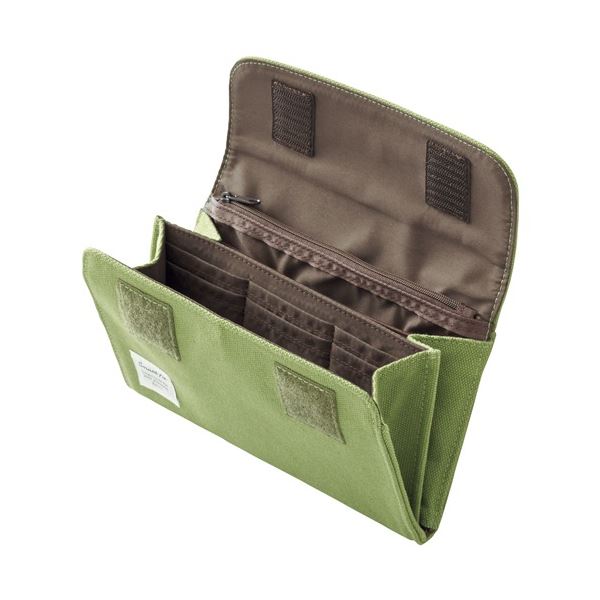 単品 (まとめ) リヒトラブ SMART FIT DAYS アコーディオンポーチ (S) ネイビー A-7701-11 1個 ショルダーベルト別売 【×3】 送料無料の通販は