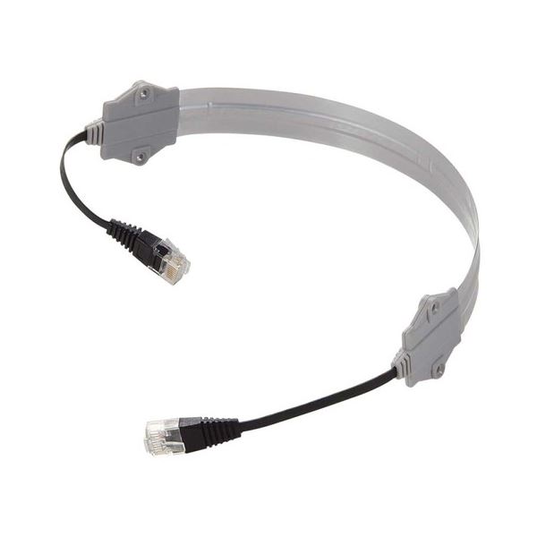 (まとめ) 高耐久すきま用アルミ強化フラットLANケーブル 配線 0.5m LD-VAPF/SV05 1本 【×10セット】 送料無料の通販は