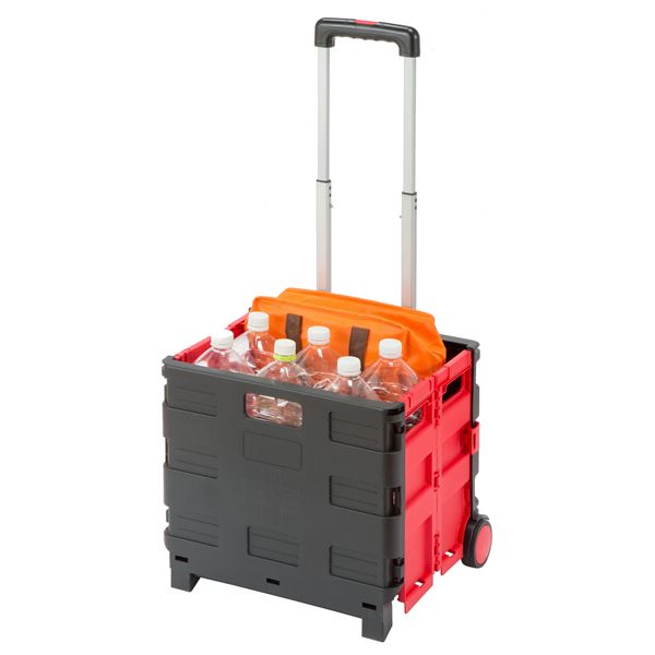 折りたたみフタ付きキャリー 便利な折りたたみ機能とフタ付きで、持ち運びも安心 使い勝手抜群のキャリーケース 送料無料の通販は 4,747円