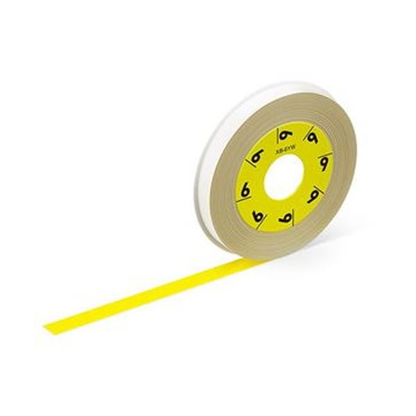 （まとめ）カシオ計算機 ラテコ専用テープXB-6GN 緑に黒文字（×10セット）(代引不可)