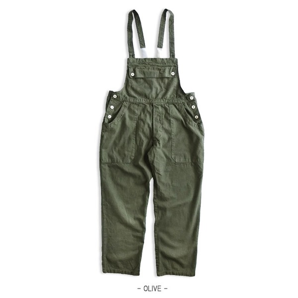 フランス海軍 オーバーオール オリーブ 23 L ヘリボーン地 綿100％ フランス軍 レプリカ ミリタリーウェア 軍モノ
