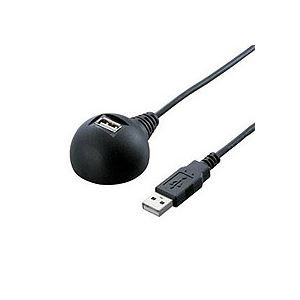 (まとめ) バッファロー USB延長ケーブル 配線 スタンドタイプ (A)オス-(A)メス ブラック 2.0m BSUC20EDBK 1本 【×10セット】 黒 送料無料の通販は