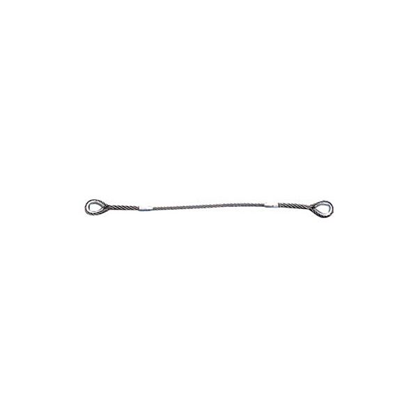 TRUSCO Wスリング Eタイプ 両端シンブル入 12mm×1.5m GRE-12S1.5 1本 頑丈な12mm×1.5mのWスリング 両端にシンブルを装備し、信頼性抜群 重い荷物も安心して運べる GRE-12S1.5 1本 送料無料の通販は