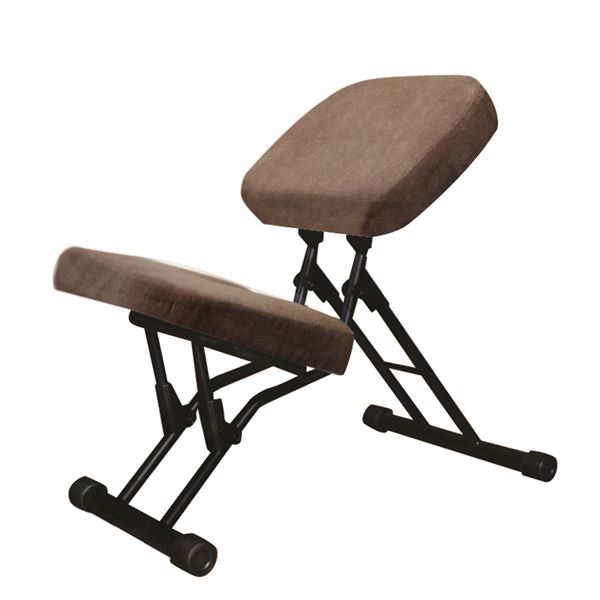学習椅子 (イス チェア) /ワークチェア (イス 椅子) 【ライトブラウン×ブラック】 幅440mm 日本製 国産 折り畳み 金属 スチール パイプ 黒 茶 送料無料の通販は 31,458円