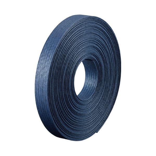 （まとめ） 紙バンド 10m巻 紺 （×10セット） 深海の蒼き波紋 10メートルの紺碧なる紙バンド（10セット） 送料無料