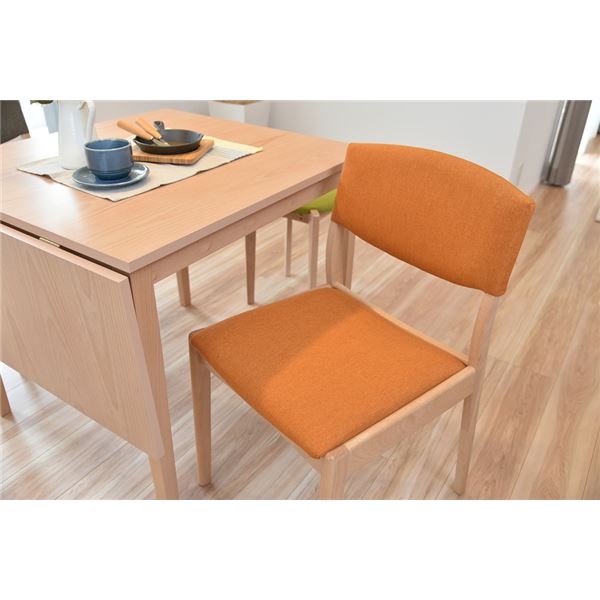 〔2脚セット〕 ダイニングチェア 約幅45×奥行51.5×高さ75cm ダークブラウン×グレー 組立品 リビング ダイニング〔代引不可〕(代引不可) 2脚セット〕 ダイニングチェア 約幅45×奥行51.5×高さ75cm