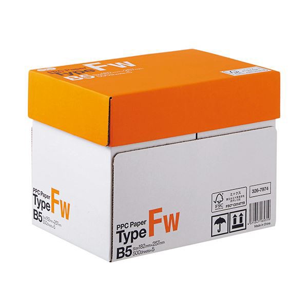 （まとめ）TANOSEE PPC パソコン PaperType FW B5 1箱(2500枚:500枚×5冊) 【×3セット】 送料無料の通販は