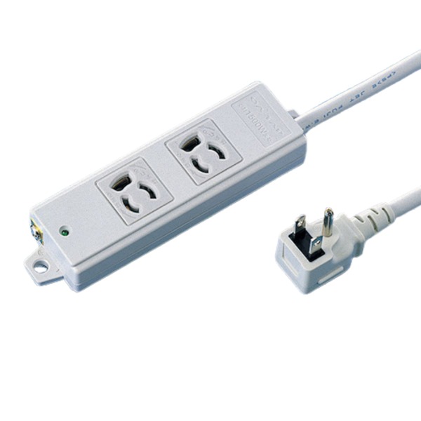 工事物件タップ（2個口・1m） TAP-K2L-1 パワフルな3Pプラグと磁力で、抜け落ちる心配なし 工事現場でも安心の2個口タップ、長さ1m 送料無料の通販は 5,261円