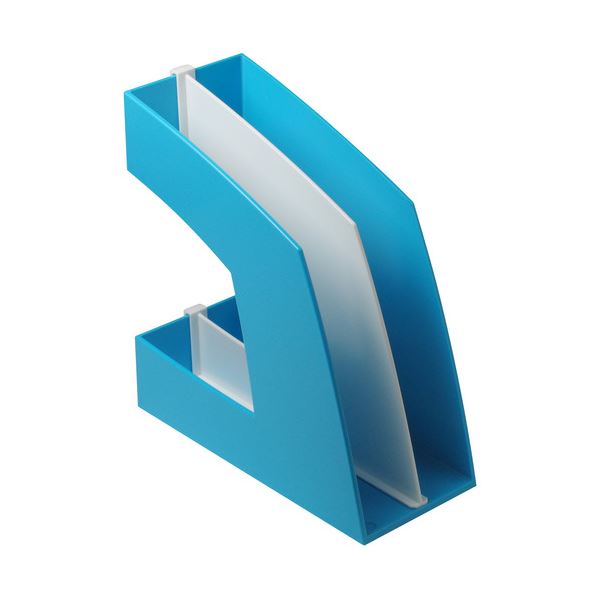 (まとめ) ソニック ファイルボックス 仕切板付 A4タテ 背幅107mm ライトブルー FB-708-LB 1個 【×10セット】 青 スマートオーガナイザー A4サイズ 仕切り付き ライトブルー 10個セット 青 送料無料の通販は 7,930円