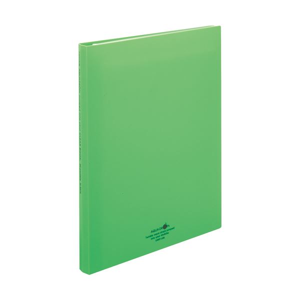 (まとめ) リヒトラブ AQUA DROPs クリヤーブック（クリアブック）（ポケット交換タイプ） A4タテ 30穴 30ポケット付属 背幅25mm 黄緑 N5016-6 1冊 【×30セット】 送料無料の通販は 29,949円