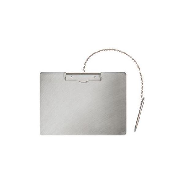 （まとめ）エヌケイ ステンレス用箋挟ペン付きA4S SC-A4S-P【×3セット】 便利なステンレス用箋挟ペン付きA4S まとめて3セットでお得に 送料無料