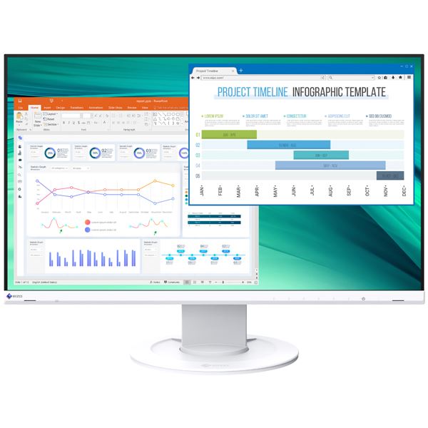 EIZO 60.5cm(23.8)型カラー液晶モニター FlexScan EV2460 ホワイト EV2460-WT EIZO 60.5cm(23.8)型カラー液晶モニター FlexScan EV2460 ホワイト