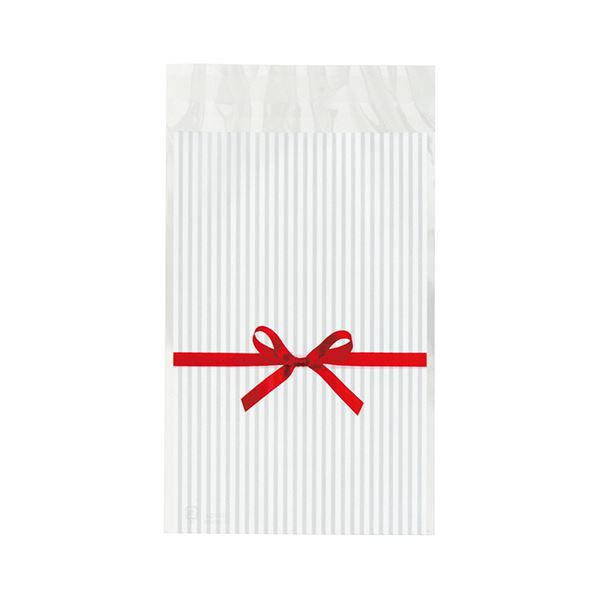 (まとめ) ヘッズ リボンテープ付OPPバッグ 白RI-TO4 1パック（50枚） 【×30セット】 簡単に袋を完成させるためのテープ付き ヘッズ リボンテープ付きOPPバッグで手間いらず 白いRI-TO4で1パック（50枚）×30セット 送料無料の通販は