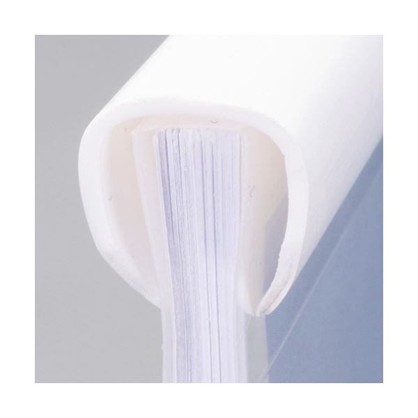 (まとめ) ビュートン スライディングレールホルダー A4タテ 40枚収容 ホワイト 厚とじ PSR-A4SW-W10 1パック(10冊) 【×10セット】 白 送料無料の通販は